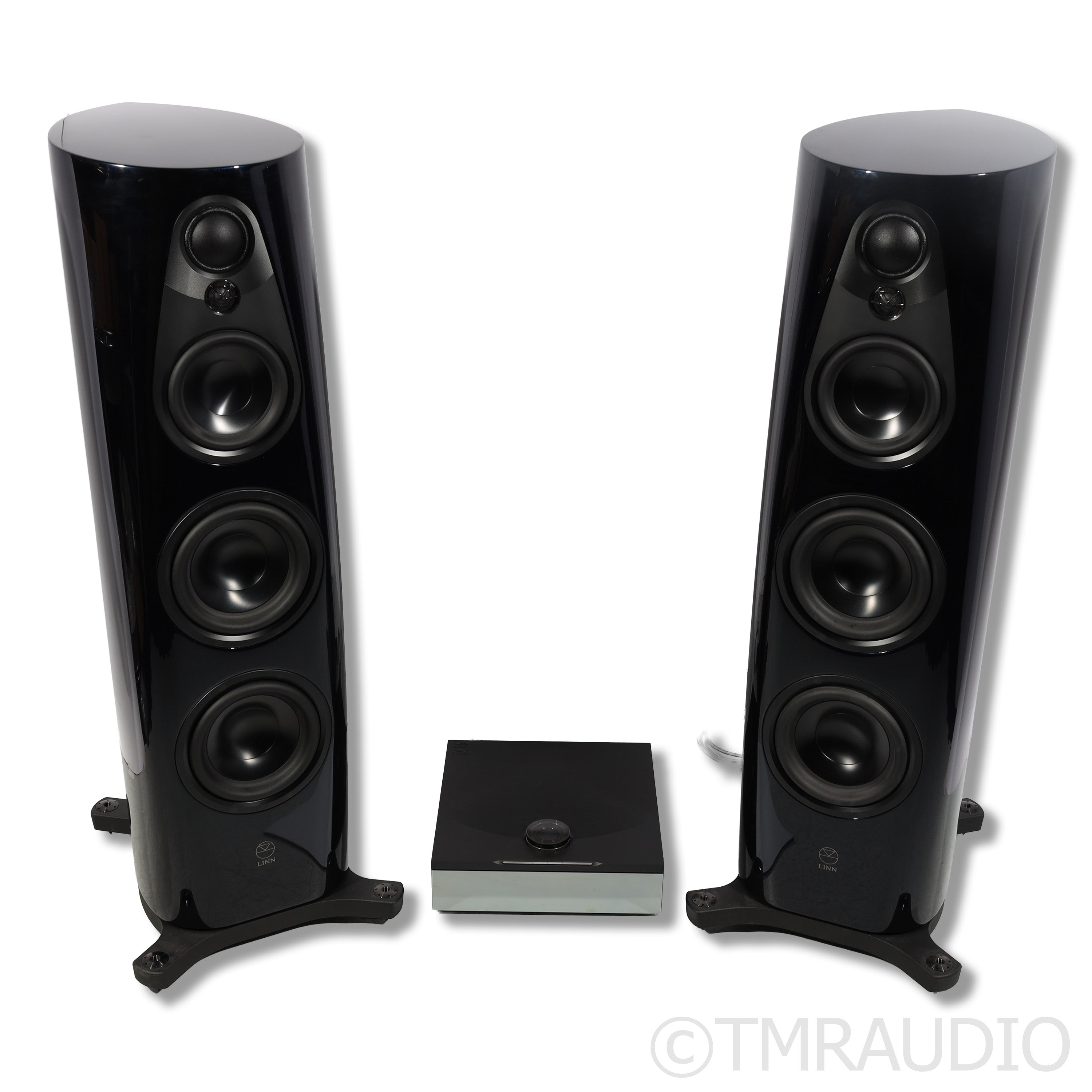 Linn 360 Floorstanding Speakers; Next-Generation Klimax DSM/3 Hub