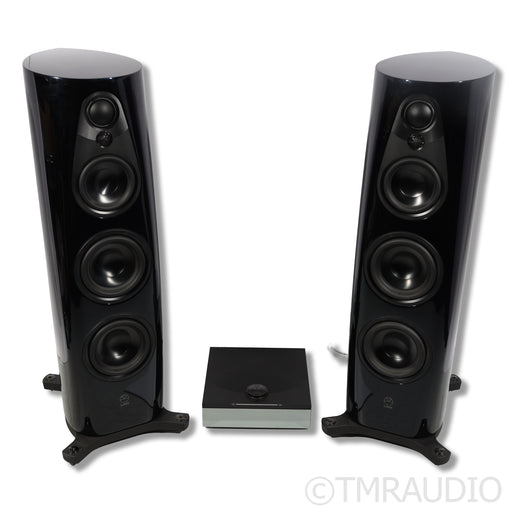 Linn 360 Floorstanding Speakers; Next-Generation Klimax DSM/3 Hub