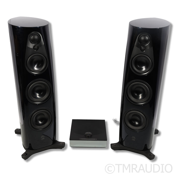 Linn 360 Floorstanding Speakers; Next-Generation Klimax DSM/3 Hub