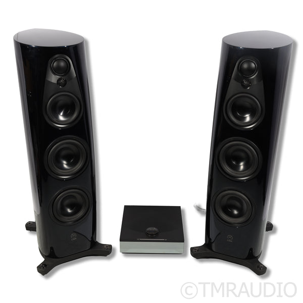 Linn 360 Floorstanding Speakers; Next-Generation Klimax DSM/3 Hub