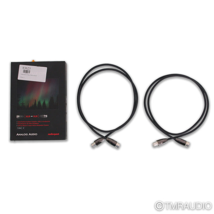 AudioQuest Yukon XLR Cables; 1.5m Pair Balanced Interconnects