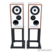 Mission 700 Bookshelf Speakers with Stands; Walnut Pair