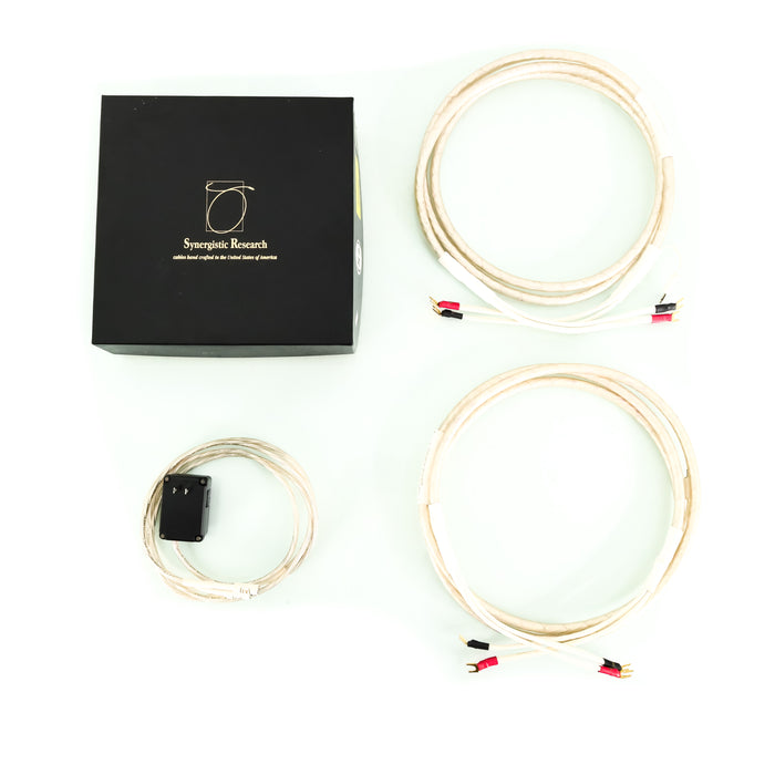Synergistic Research Alpha Quad X2 Speaker Cables; 10ft Pair