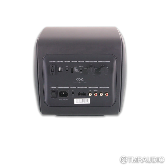 KEF KC62 Dual 6.5" Powered Subwoofer; Carbon Black