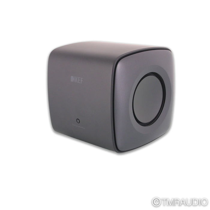 KEF KC62 Dual 6.5" Powered Subwoofer; Carbon Black