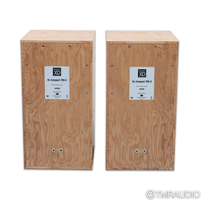 Harbeth Compact 7ES-3 XD Bookshelf Speakers; Tamo Ash Pair