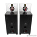 Qualio Audio IQ Ultra Floorstanding Speakers; Black Pair w/ Gaia II Feet