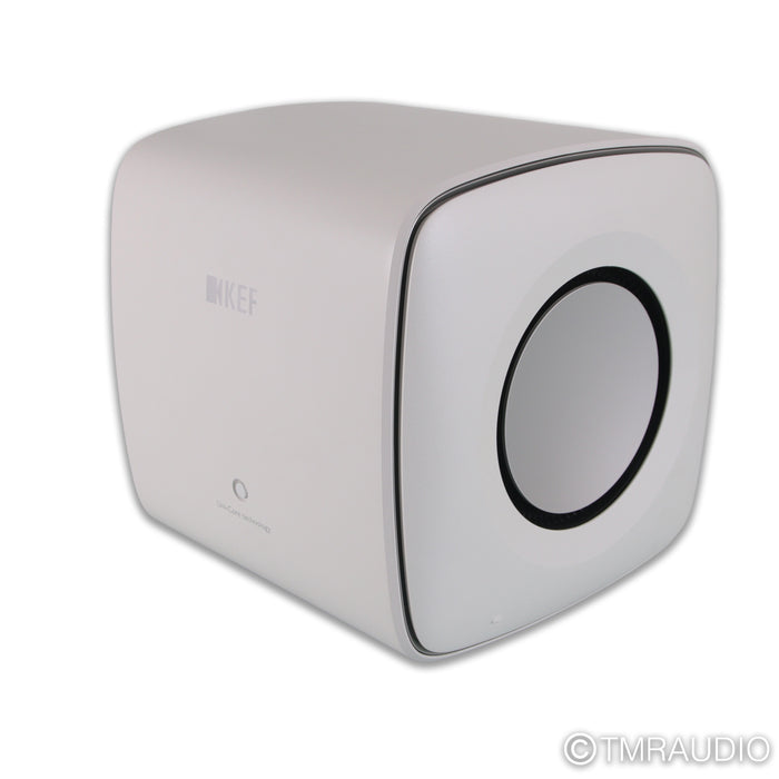 KEF KC62 Dual 6.5" Powered Subwoofer; White