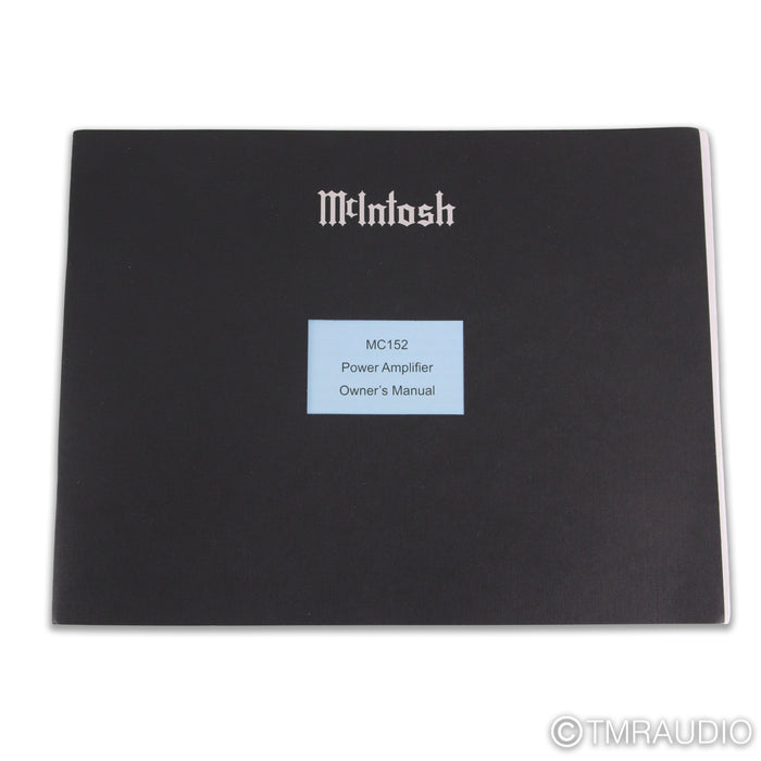 McIntosh MC152 Stereo Power Amplifier
