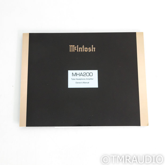 McIntosh MHA200 Tube Headphone Amplifier