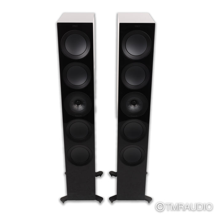 KEF R11 Floorstanding Speakers; Gloss Black Pair