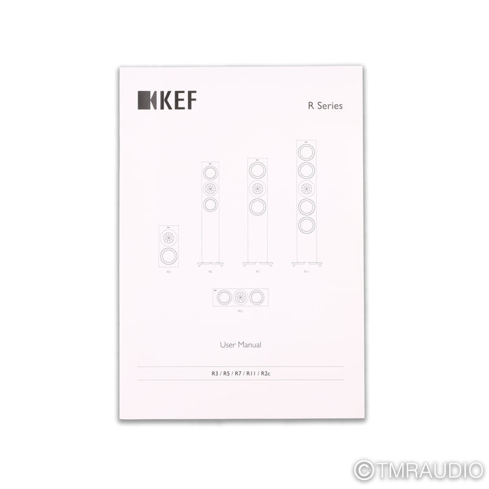 KEF R11 Floorstanding Speakers; Gloss Black Pair