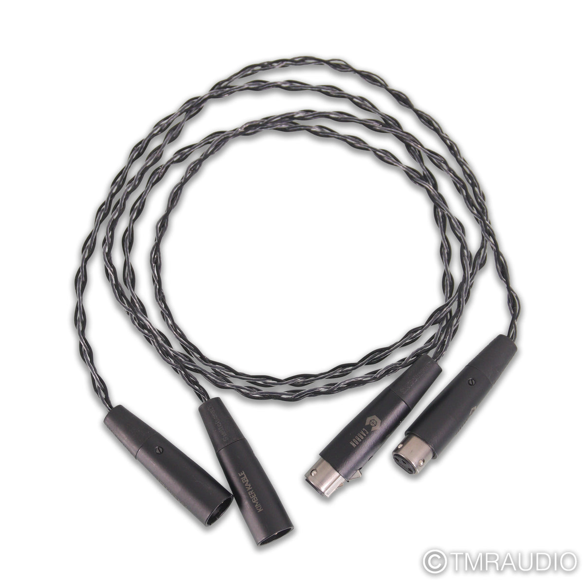 Kimber Kable Carbon Series XLR Cables; 1m Pair Balanced Interconnects ...