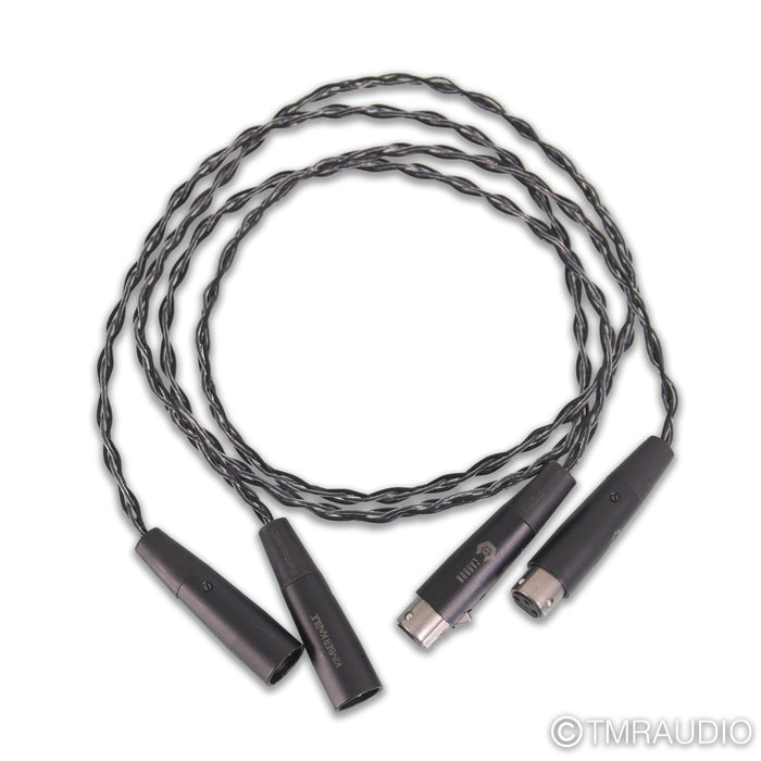 Kimber Kable Carbon Series XLR Cables; 1m Pair Balanced Interconnects