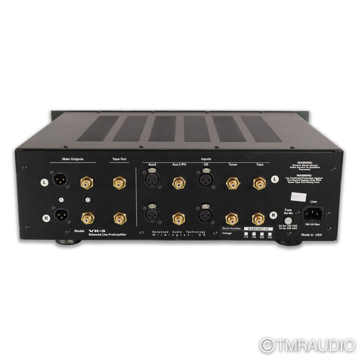BAT VK-3i Stereo Tube Preamplifier (No Remote)