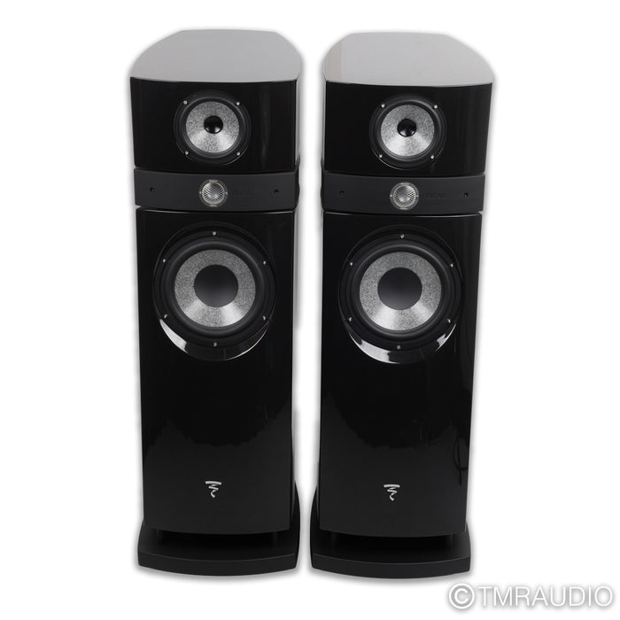 Focal Scala Utopia Evo Floorstanding Speakers; Black Lacquer High Gloss Pair