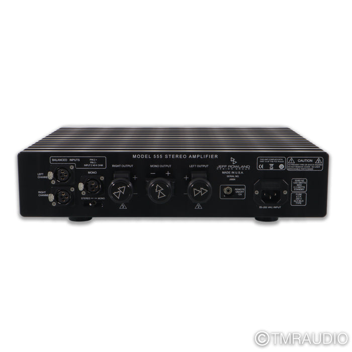 Jeff Rowland Design Model 555 Stereo Power Amplifier