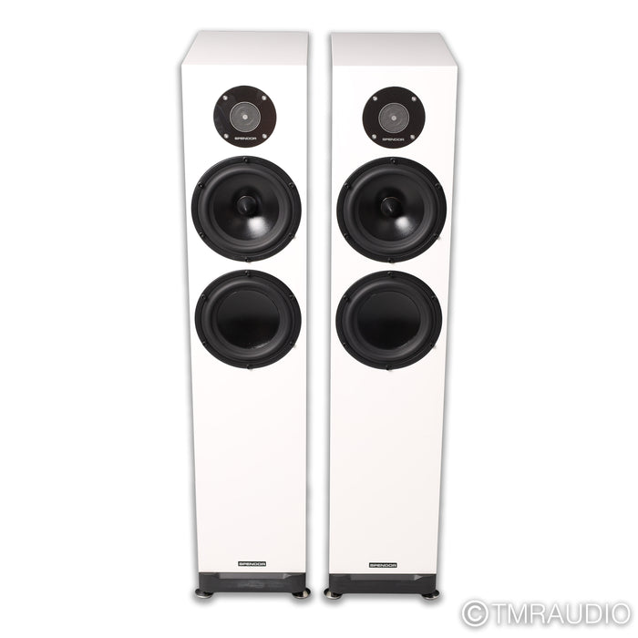 Spendor D7.2 Floorstanding Speakers; White Pair