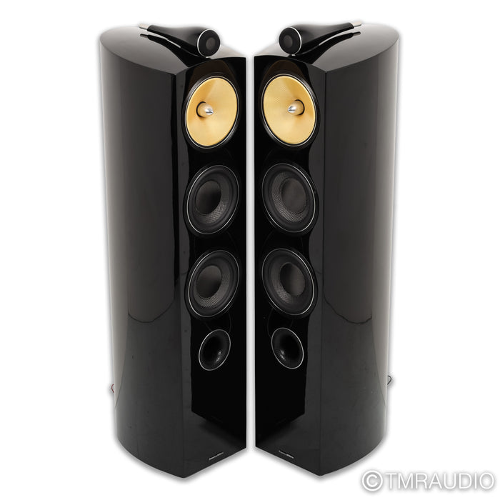 Bowers & Wilkins 804 Diamond Floorstanding Speakers; Piano Black Pair