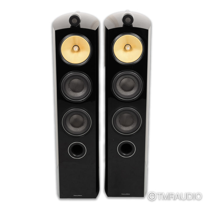 Bowers & Wilkins 804 Diamond Floorstanding Speakers; Piano Black Pair