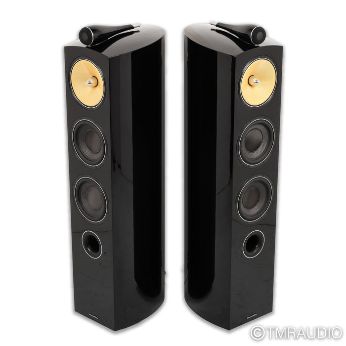 Bowers & Wilkins 804 Diamond Floorstanding Speakers; Piano Black Pair