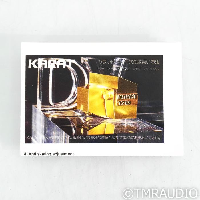 Dynavector Karat 17D3 MC Phono Cartridge; Moving Coil