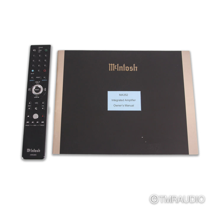 McIntosh MA352 Stereo Hybrid Integrated Amplifier; MM Phono