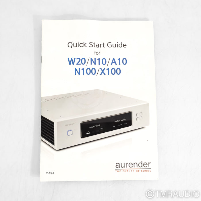Aurender N100 Music Network Streamer; 4TB (Warranty)