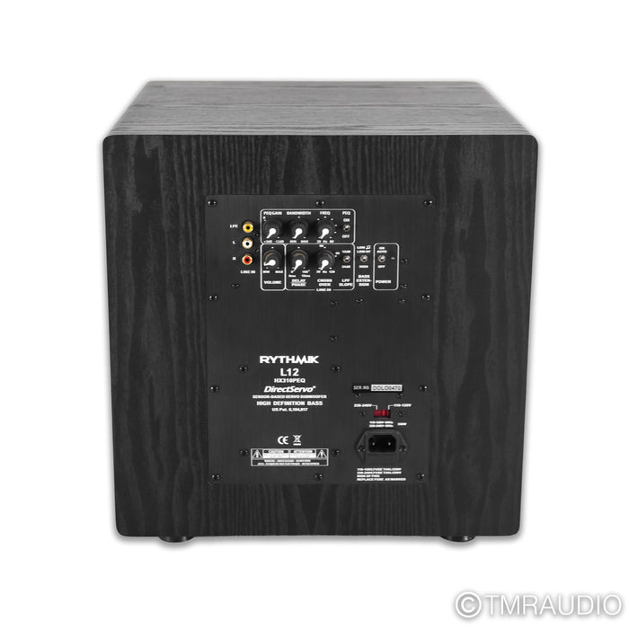 Rythmik L12 12" Powered Subwoofer; Black Ash