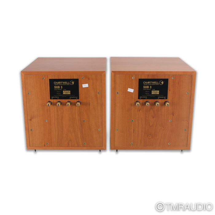 Graham Audio Chartwell SUB3 6" Passive Subwoofers; Cherry Pair