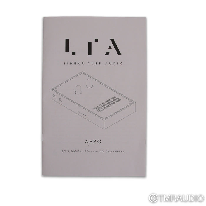 Linear Tube Audio Aero Tube DAC; D/A Converter