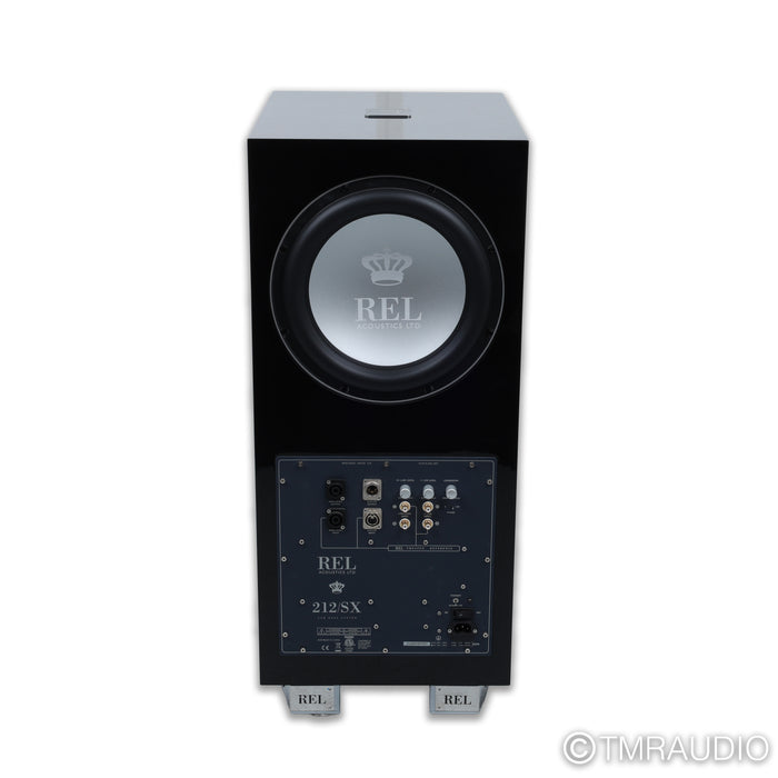 REL Acoustics 212/SX Dual 12" Powered Subwoofer; Piano Black