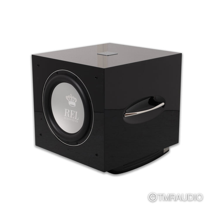 REL Acoustics S/812 12" Powered Subwoofer; Piano Black