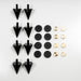 Acoustic Zen Crescendo MKII Floorstanding Speakers; Ebony Pair