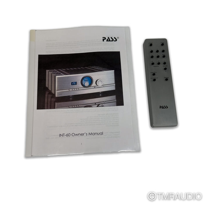 Pass Labs INT-60 Stereo Integrated Amplifier