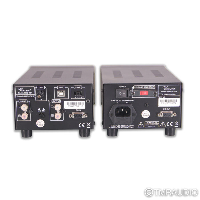 Vincent Audio PHO-701 Tube MM / MC Phono Preamplifier