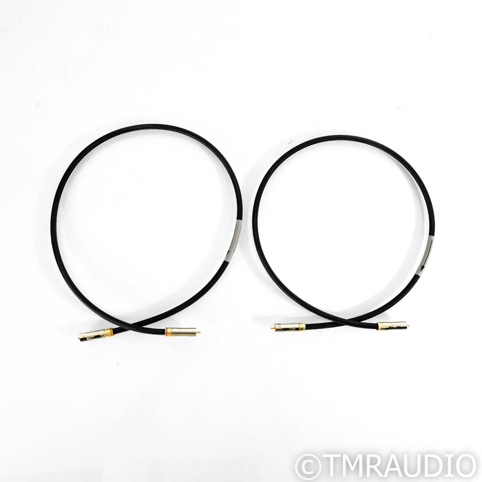 Shunyata Research Delta V2 RCA Cables; 1m Pair Interconnects