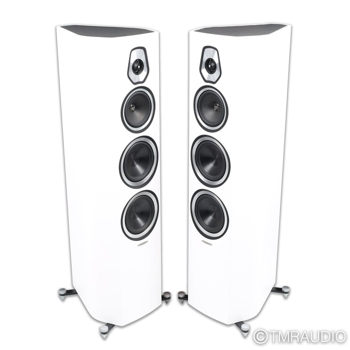 Sonus Faber Sonetto V Floorstanding Speakers; White Pair