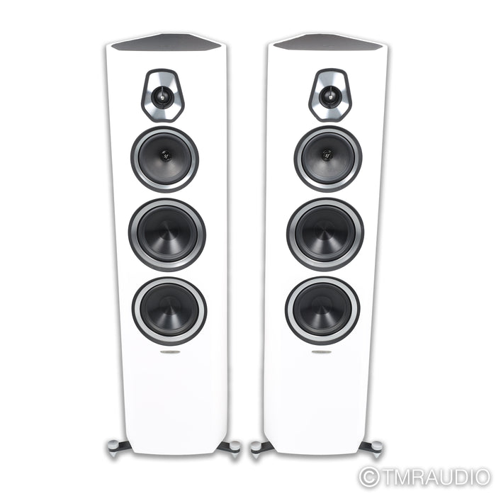 Sonus Faber Sonetto V Floorstanding Speakers; White Pair