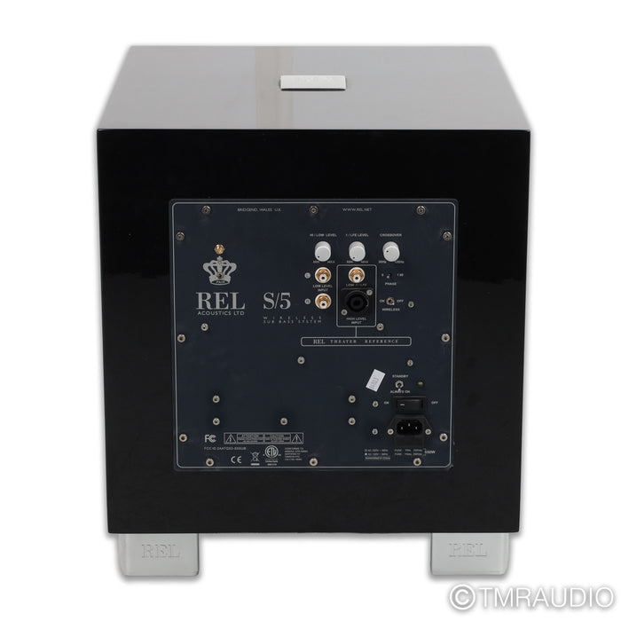 REL Acoustics S/5 12" Powered Subwoofer; Piano Black
