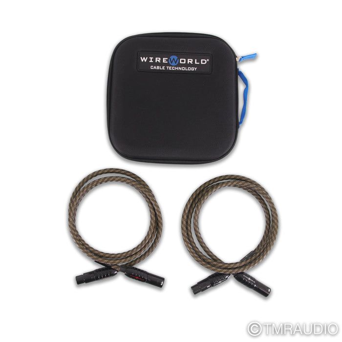 WireWorld Gold Eclipse 8 XLR Cables; 1.5m Pair Balanced Interconnects