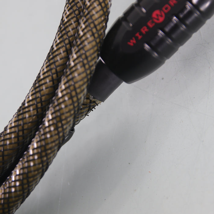 WireWorld Gold Eclipse 8 XLR Cables; 1.5m Pair Balanced Interconnects