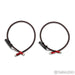 AudioQuest Fire XLR Cables; 1m Pair Balanced Interconnects