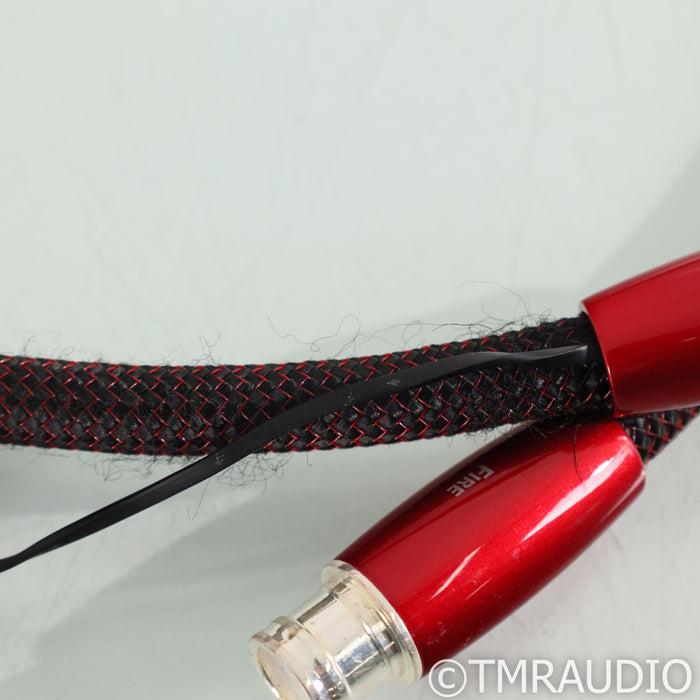 AudioQuest Fire XLR Cables; 1m Pair Balanced Interconnects