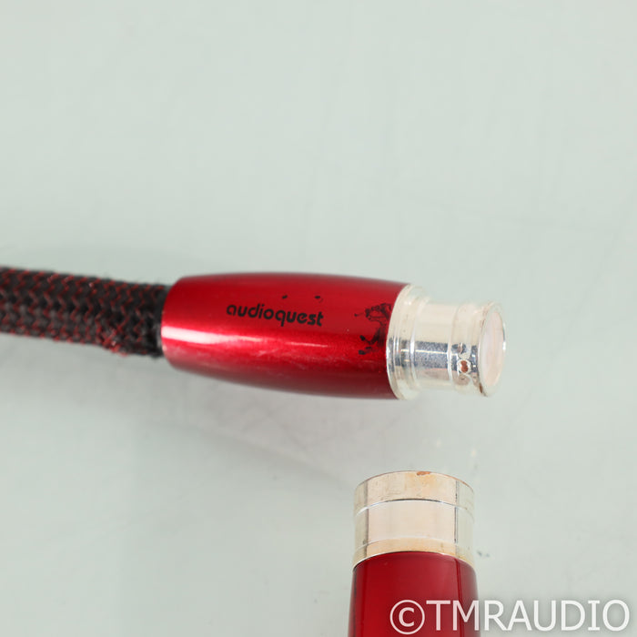 AudioQuest Fire XLR Cables; 1m Pair Balanced Interconnects
