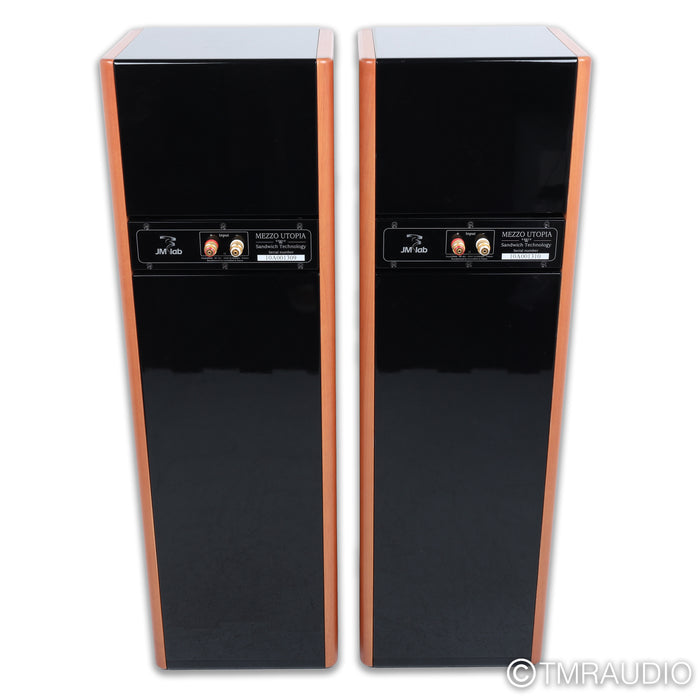 Focal Mezzo Utopia Floorstanding Speakers; Tauari Hardwood Pair