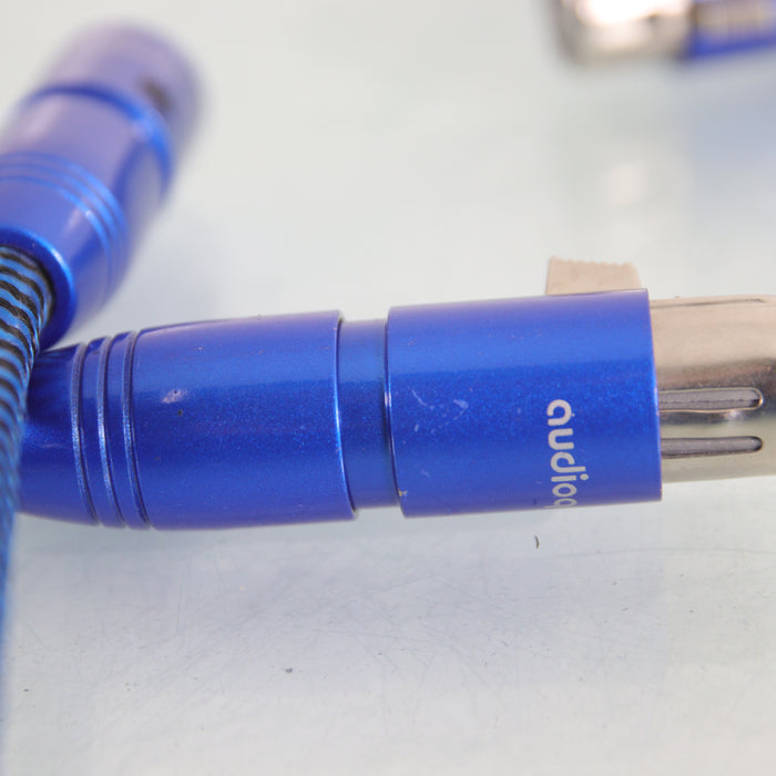 AudioQuest Diamondback XLR Cables; 1m Pair Balanced Interconnects