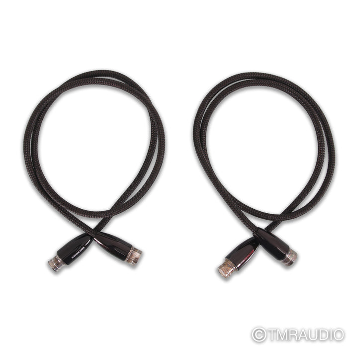 AudioQuest Mackenzie XLR Cables; 1m Pair Balanced Interconnects