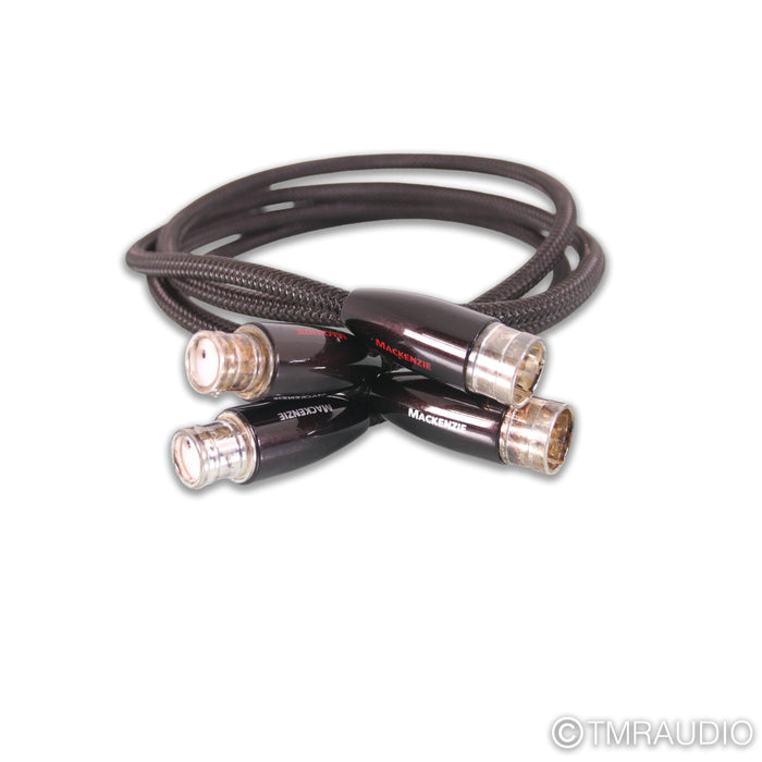 AudioQuest Mackenzie XLR Cables; 1m Pair Balanced Interconnects
