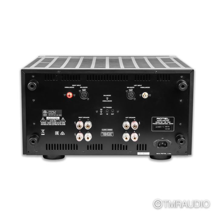 Rotel RB-1590 Stereo Power Amplifier; Black